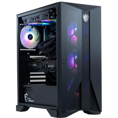  (FACTORY REFURBISHED) MSI Aegis RS 12TE-296US Gaming Desktop w  /  NVIDIA GeForce RTX 3070Ti 8GB GDDR6X (Core i7-12700KF & Liquid CPU Cooler)