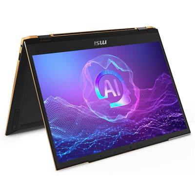   MSI Summit 13 AI+ Evo A2VMTG-012US 13.3" Full HD+ IPS-Level Touch Screen 2-in-1 Professional Laptop w  /  Intel Arc Graphics (Core Ultra 7 258V & Windows 11 Pro)