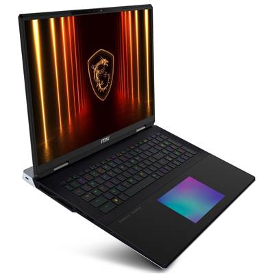   MSI Titan 18 HX AI A2XWIG-616US 18" 4K UHD+ 120Hz Mini LED Gaming Laptop w  /  NVIDIA GeForce RTX 5080 (Core Ultra 9 285HX & Windows 11 Pro)