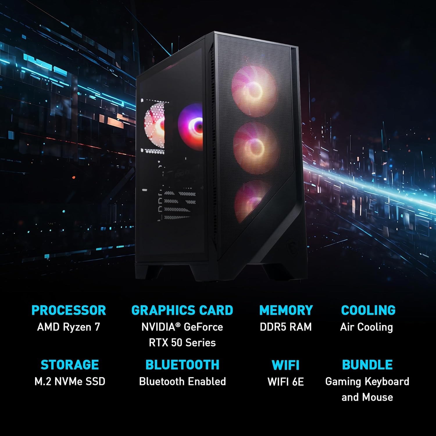 MSI Codex Z2 A8NVM-485US Gaming Desktop w / NVIDIA GeForce RTX